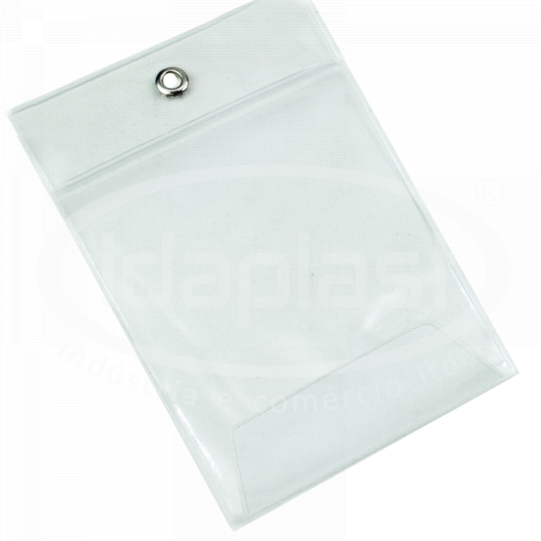 envelope com aba e ilhos