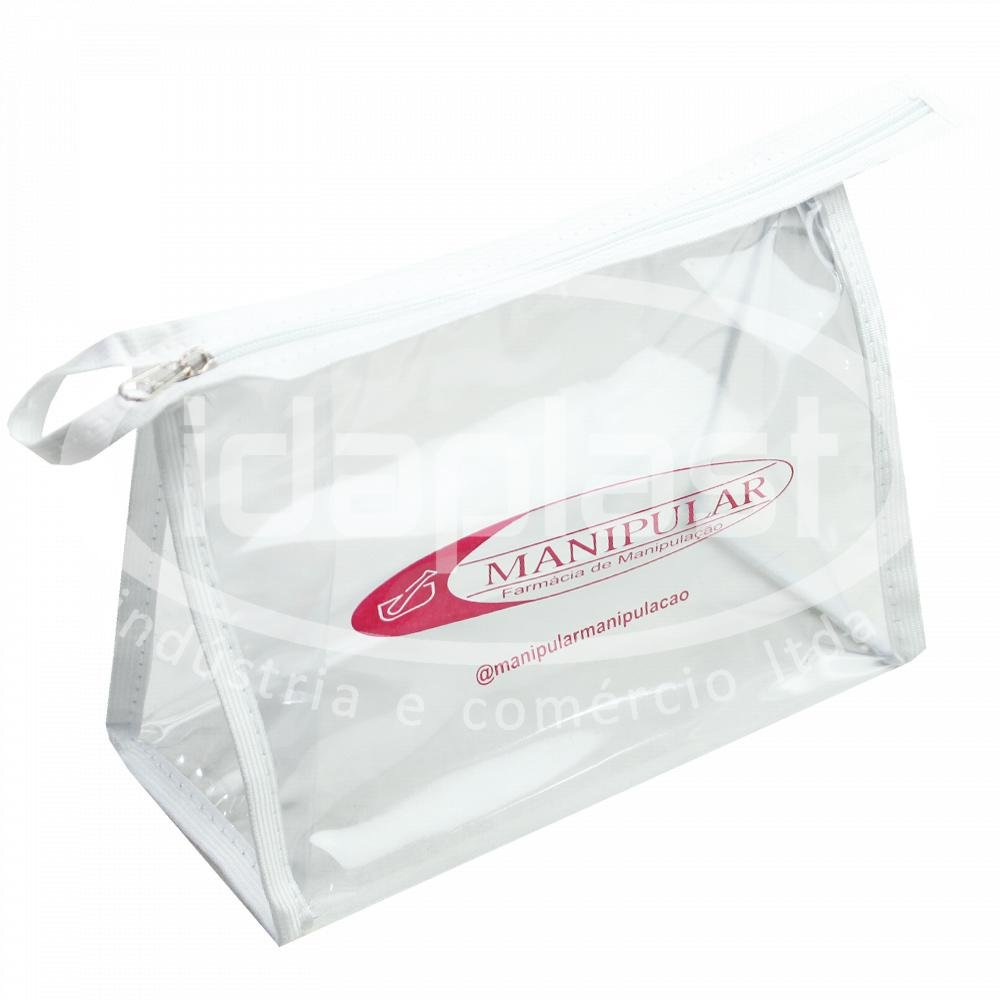 Necessaire Plástica Personalizada - Em PVC, Transparente!
