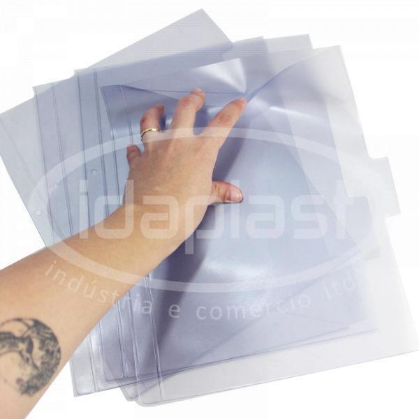 divisória tipo envelope para pasta fichário