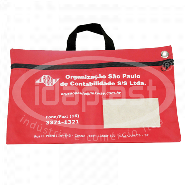 malote com alça personalizado