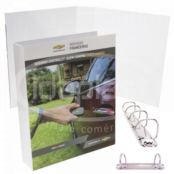 pasta fichário cartonada em papel