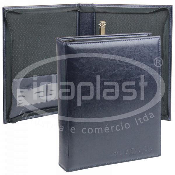 Pasta fichário personalizada com zíper