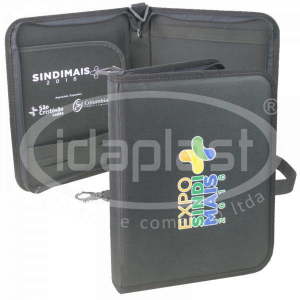 pasta personalizada para eventos com zíper