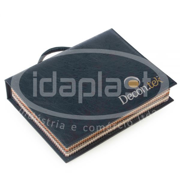 capa personalizada para mostruário de tecidos